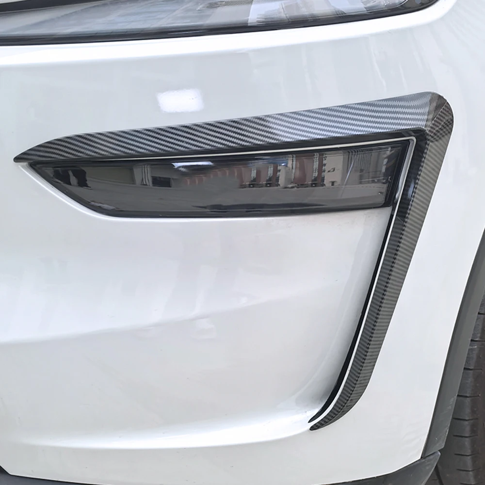 Фото Для Tesla Model Y L 2026 Juniper: Декоративные накладки на передний бампер, ветровые ножи, накладки на фары, рамки противотуманных фар, автомобильные аксессуары №5