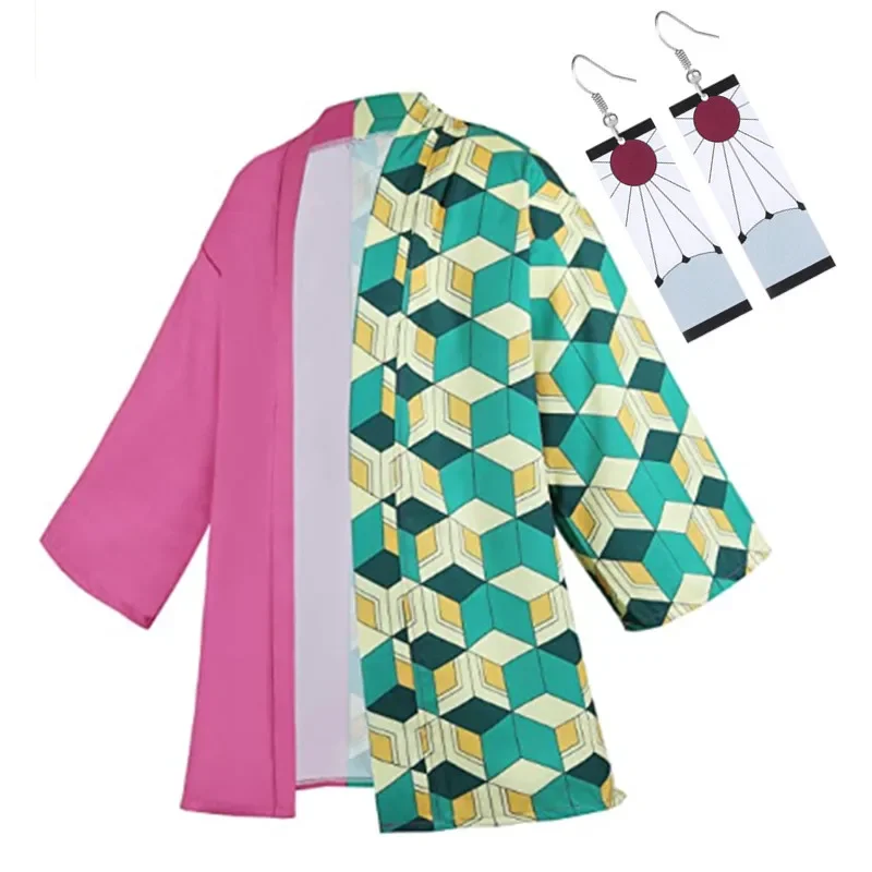 Кимоно для косплея агацума Зеницу кочоу из аниме рассекающий демонов