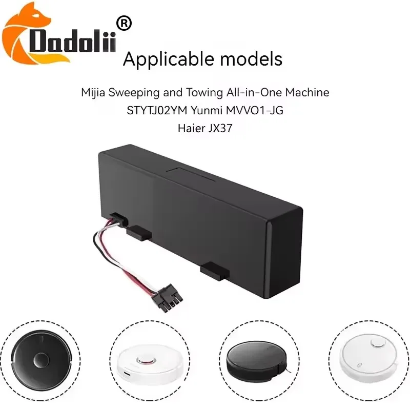 Фото Литий-ионный аккумулятор Xiaomi Mijia STYTJ02YM 14,8 В 12,8 Ач 4S1P | 18650 ячеек для робота-пылесоса P | 2X Runtime & CE сертифицированы | IP67 Waterpro №5