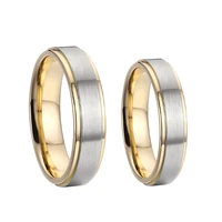 wedding rings for couples love alliance anniversary 14k gold plated mens rings stainless steel jewelry