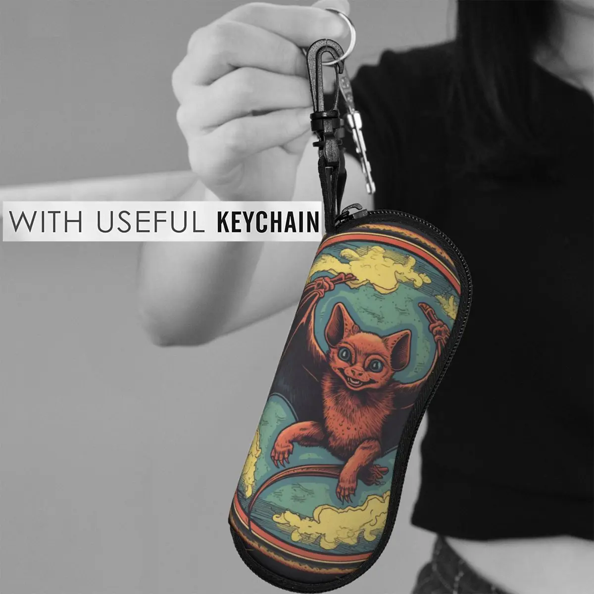 

Летучая мышь, оригинальные винтажные солнечные очки в виде летучей мыши