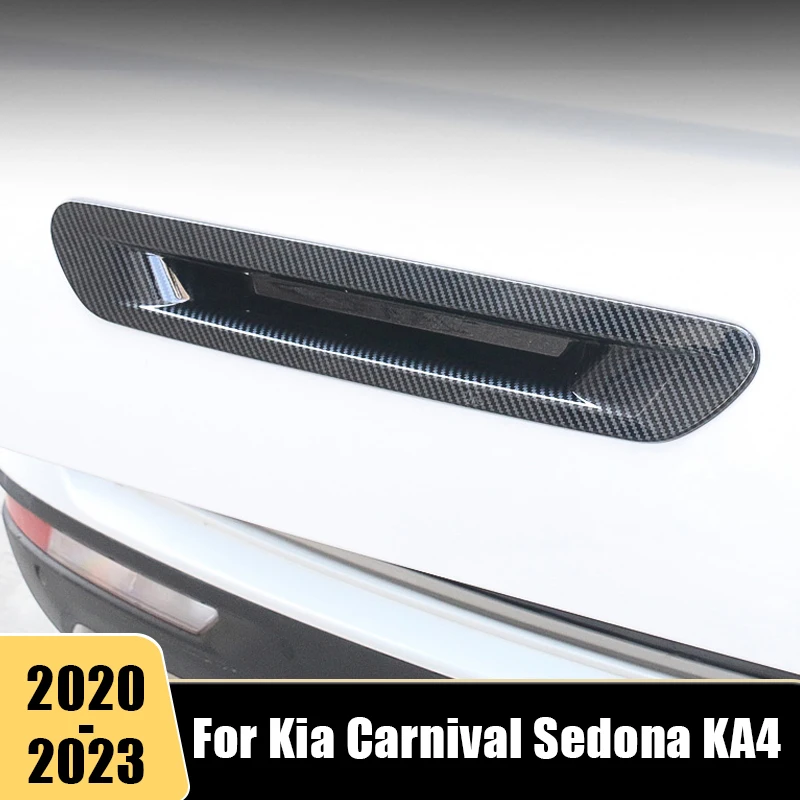 

For Kia Carnival Sedona KA4 2020 2021 2022 2023 Car Rear Trunk Door Handle Bowl Sticker Trim Cover Tailgate Decoration Accessori