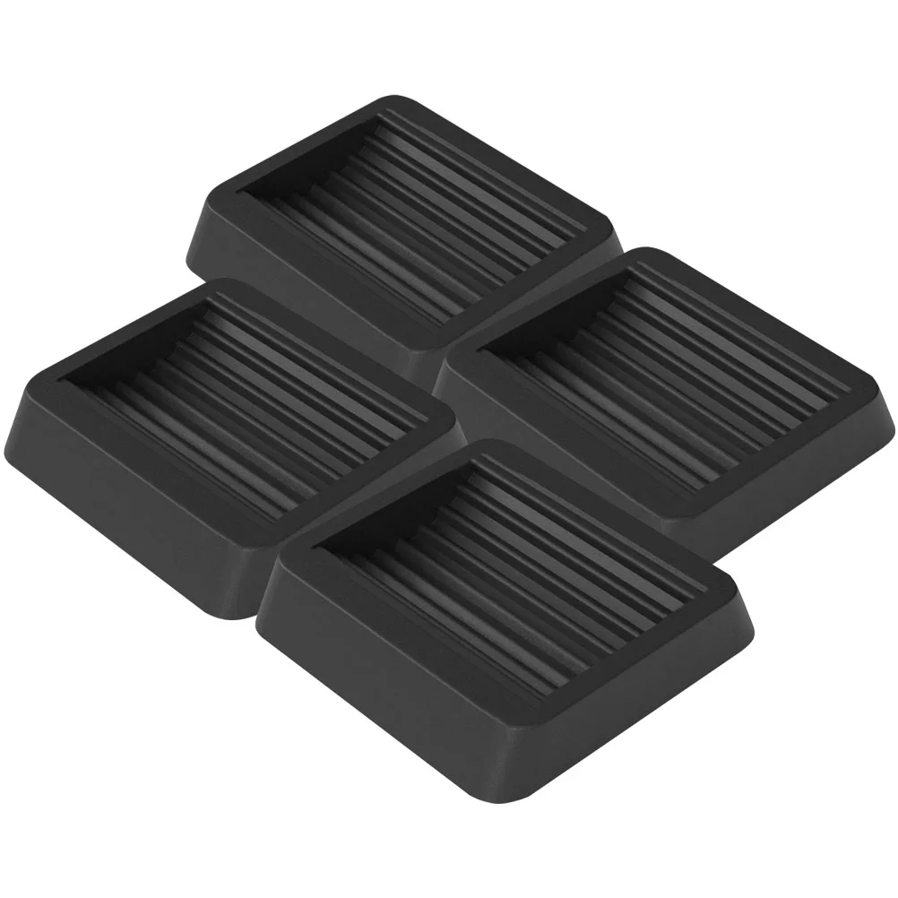 

4pcs Caster Cup Bed Stopper Rubber Furniture Coaster Anti- Chair Pad