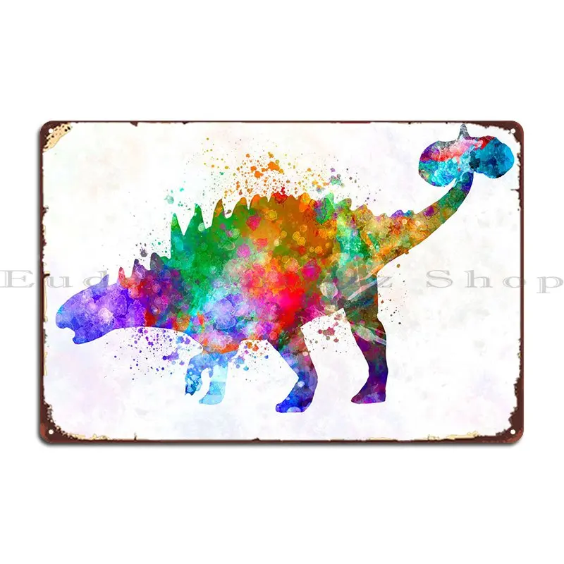 Euoplocephalus динозавр, металлический знак, фотография кухни, настенная роспись, жестяной знак, плакат Euoplocephalus динозавр, металлический знак, фотография кухни, настенная роспись, жестяной знак, плакат