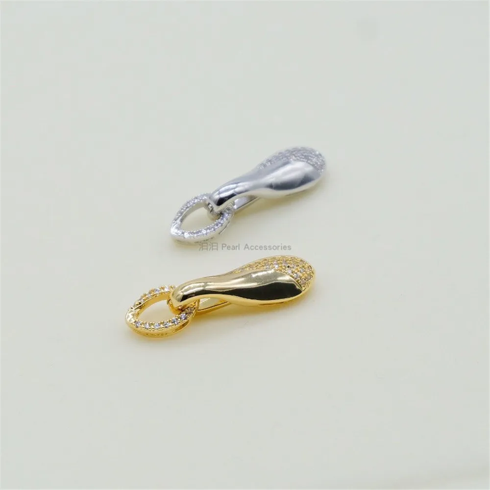 

Real 18K Gold Plated Clasp Jump Rings Accessories For Bracelet Chains DIY Pearl Necklace Hooks Jewelry Making Findings Supplies
