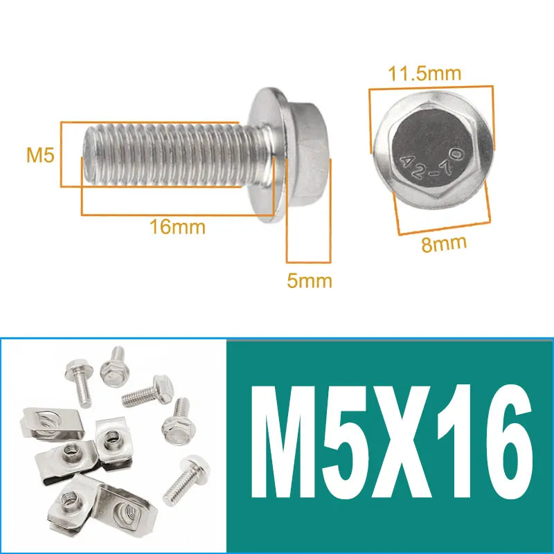 

10 шт. (5 комплектов) болты для кузова автомобиля из нержавеющей стали, U-образные гайки, зажимы M6 M5 M4 M8, фиксатор крыла, крепеж, листовые пружинные гайки