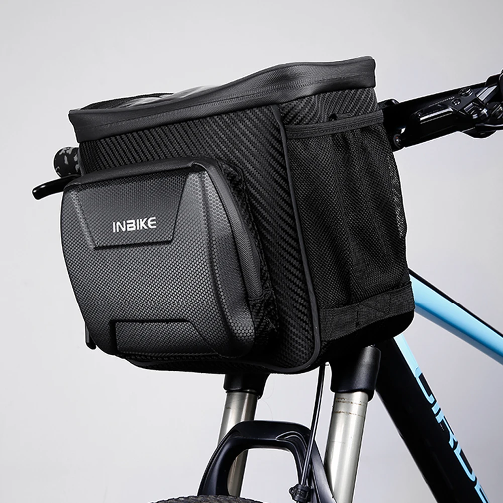 

Водонепроницаемая сумка для велосипеда INBIKE, вместительный Органайзер из ЭВА в жестком корпусе для руля горного велосипеда, рама для багажн...
