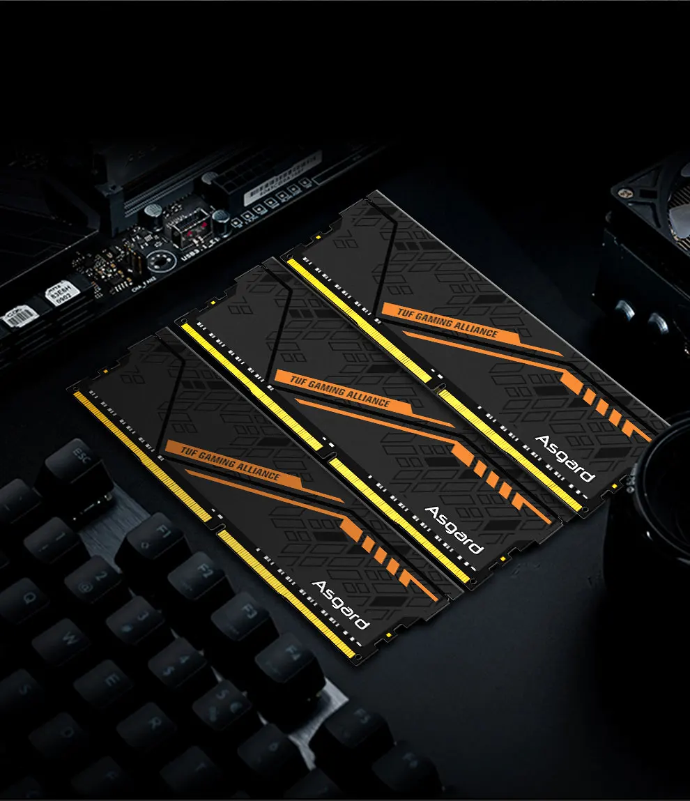 Оперативная память Asgard TUF Co-brand DDR4 для ПК 8 ГБ x2 16x2 3200 МГц ОЗУ настольного
