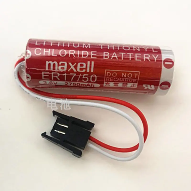 

1pce Maxell ER17/33 3,6 VPLC Промышленный контроль Iithium аккумулятор с разъемом