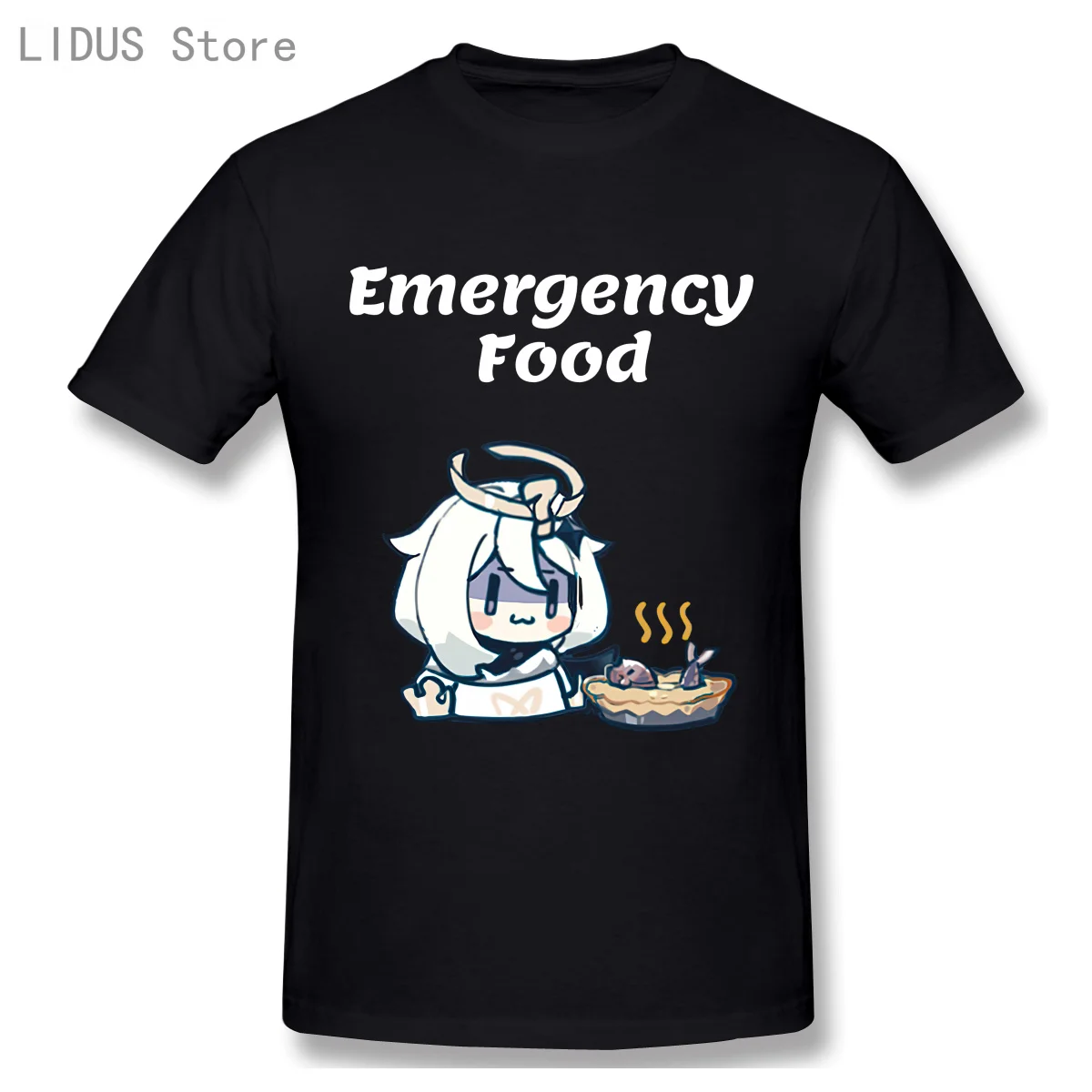 

Genshin Impact Emergency Food Paimon Shirt Casual Clothes Men T-Shirt Fashion Sweatshirt Cotton Clothing T-Shirts Tee Top