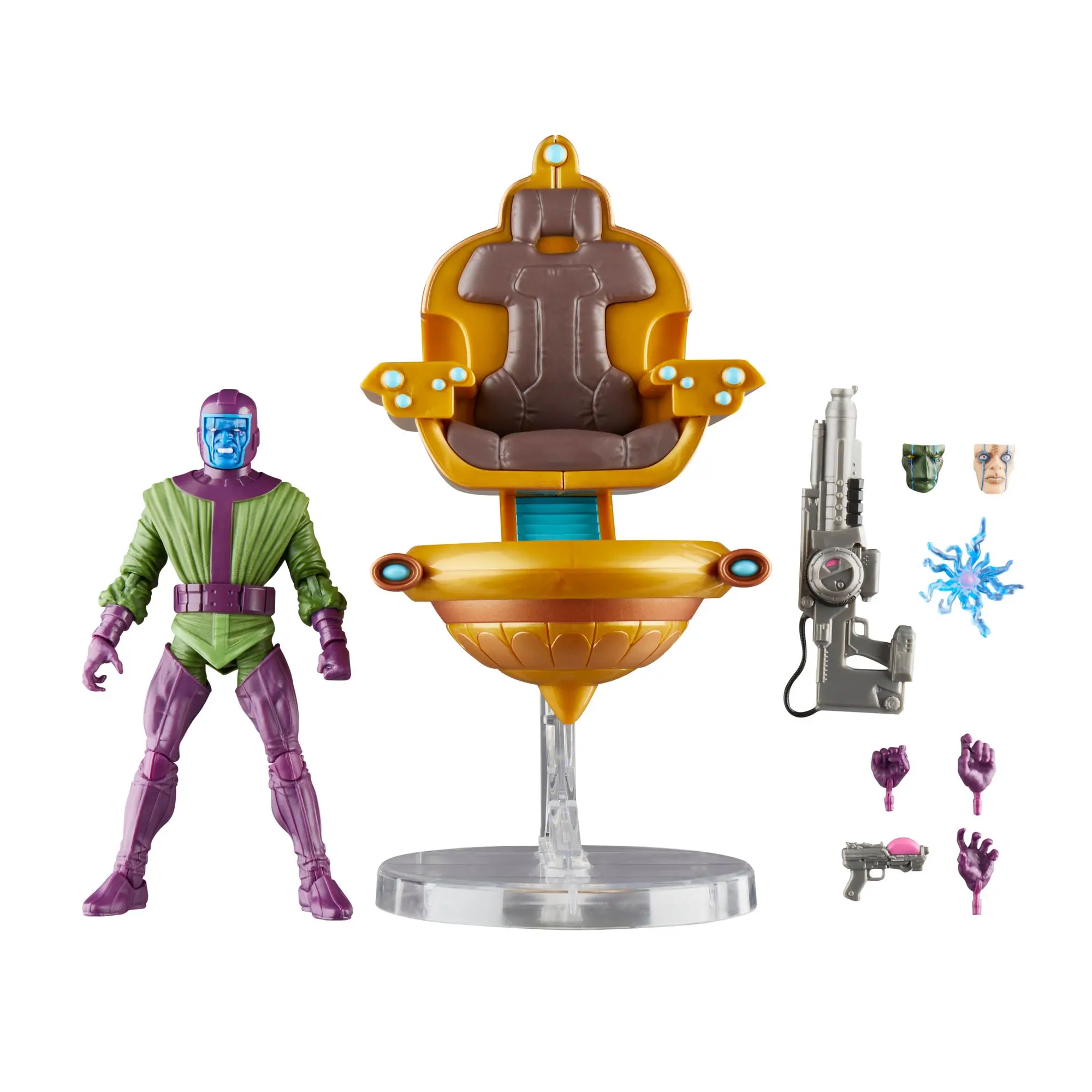 Marvel Legends Kang The Conqueror с тронным стулом, 6 дюймов, эксклюзивная фигурка 2024, эксклюзивные игрушки, модель куклы (art.: 3920cbb6ad95d) - 3920cbb6ad95d