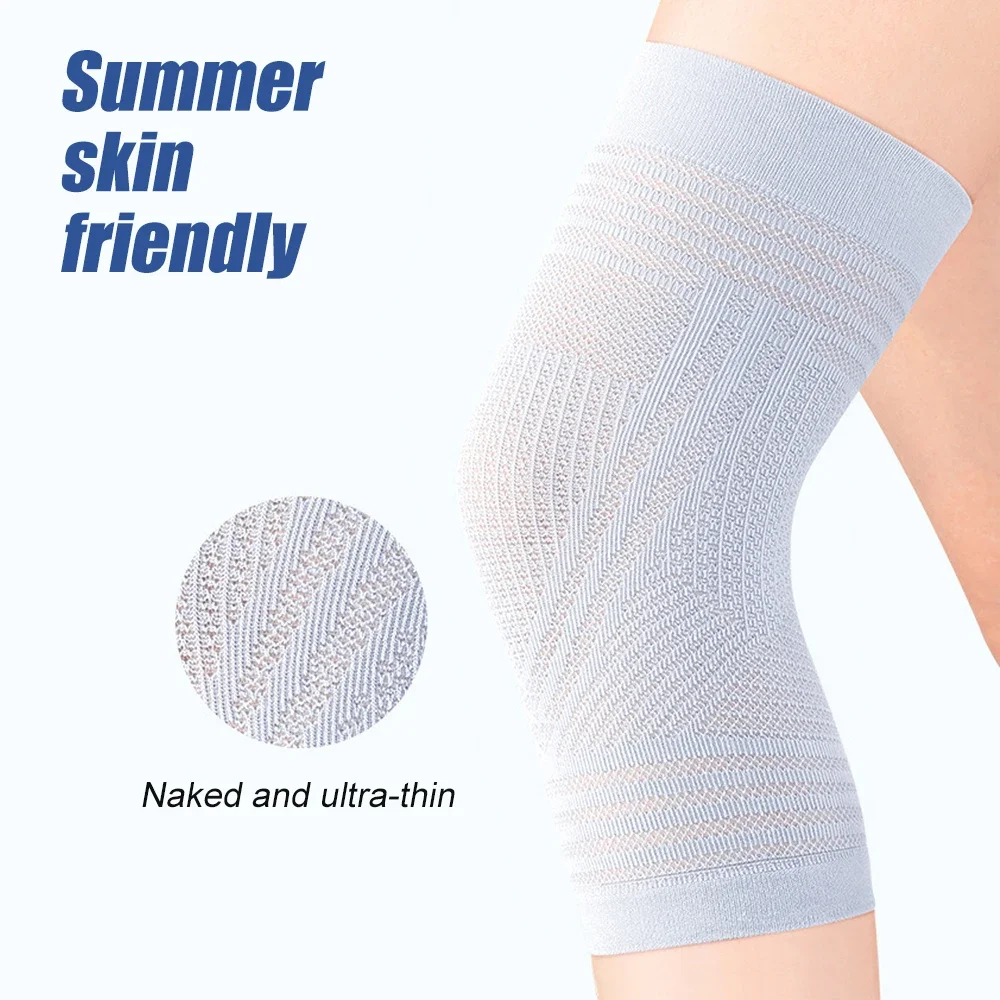 1 пара легкие дышащие Компрессионные рукава для колена