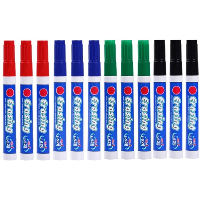 

12 PCS Magical Dry Erase Markers Water Painting Pen Whiteboard Marker Pens Set Doodle Water Floating Pens Painting Tool