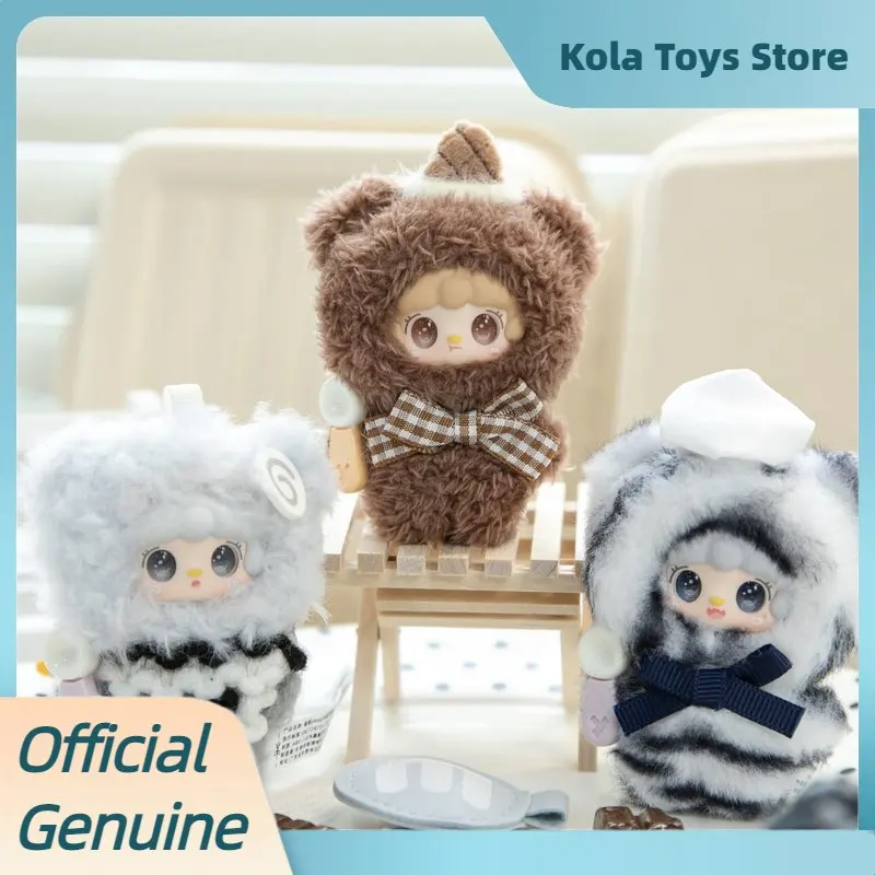 Фото НОВИНКА: Игрушки-сюрпризы Yooki Take A Bite Of Bear Mini Vinyl Plush Blind Box – милые кавайные куклы-брелоки для сумок, подарок для девочек №5