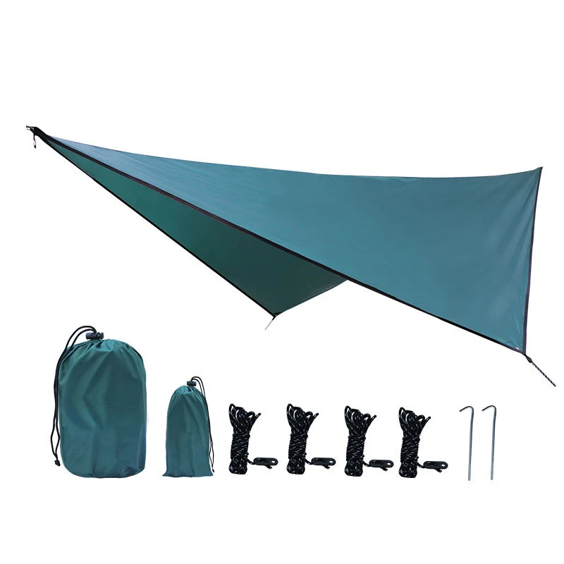 Camping Supplies Shade Cloth Outdoor Waterproof Sunscreen Tent Four-corner Diamond