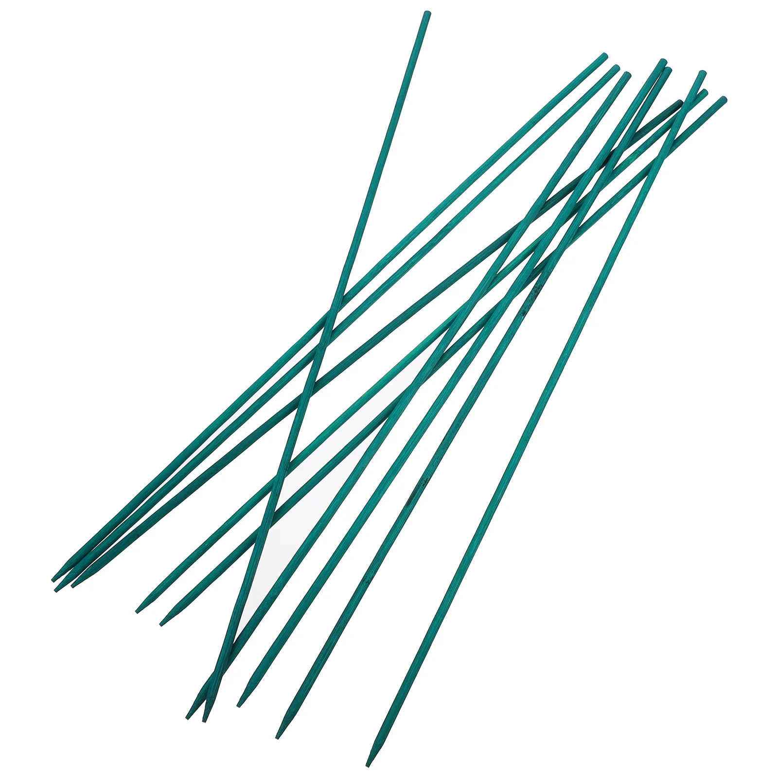 

50pcs Green Sticks Garden Stem Support Stake Climbing Vine Fixed Support Artificial Flower Stems