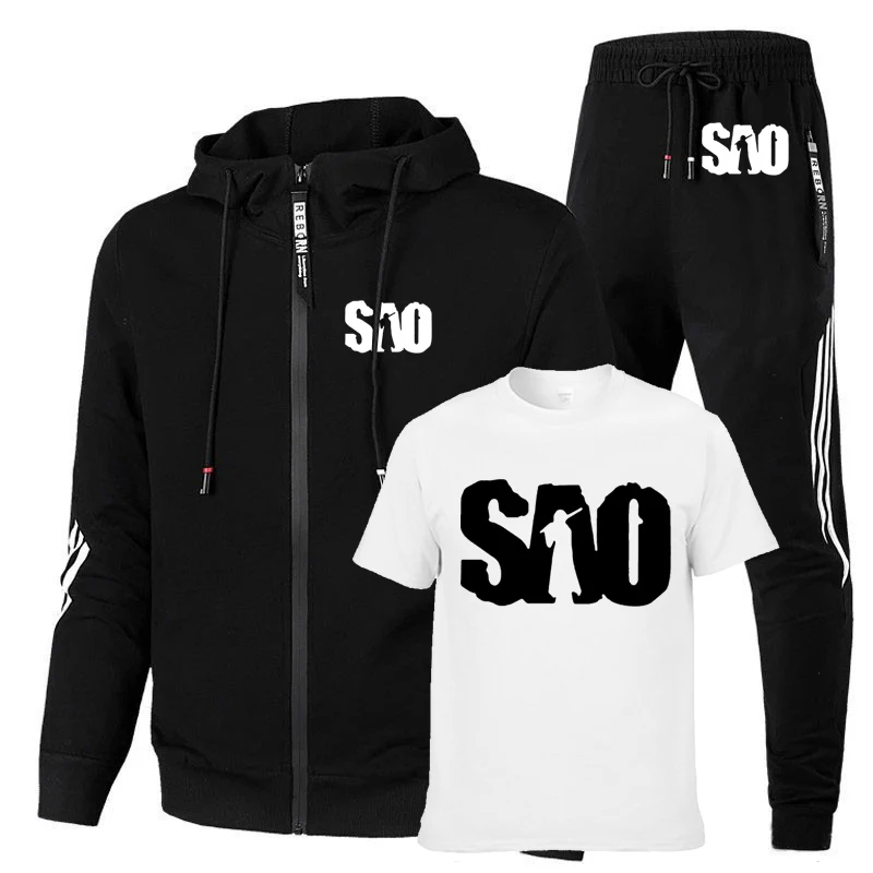 Мужская хлопковая куртка на молнии с принтом мастера меча онлайн |