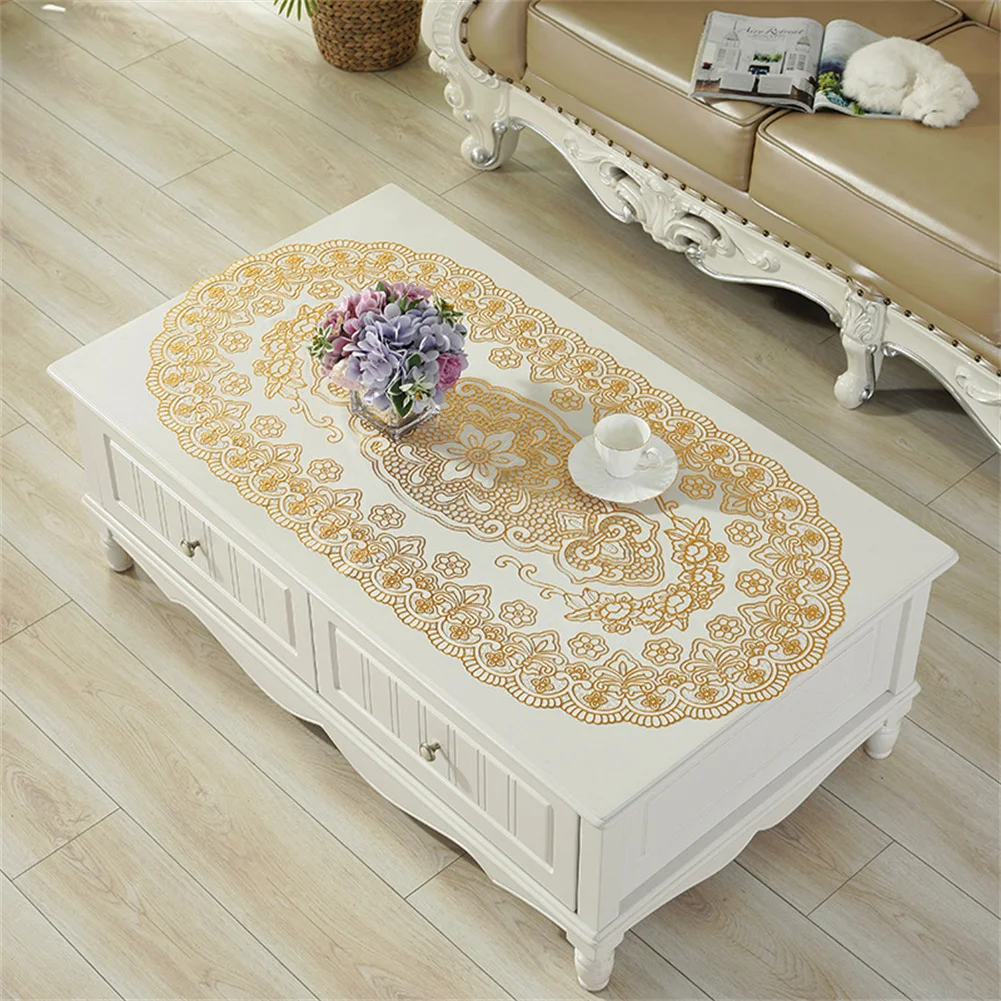 

Скатерть из ПВХ с вышивкой, 60x100 см