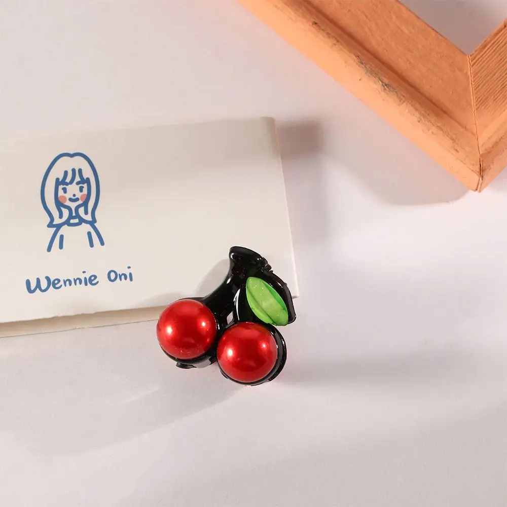 

Fashion Plastic Washing face Headwear Girls Hair Clip Cherry Hair Claw Hair Headdress Crab Clip