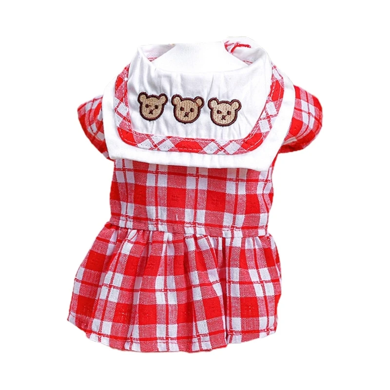 

Dogs Dresses for Dogs Navys Shirt for Dogs Plaidd Shirt For Dogs Shirt Dogs Skirt Plaidd Dress For Dogs Girl
