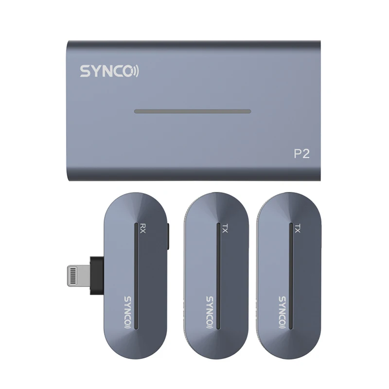 

SYNCO Wireless Microphone P1L,P1T,P2L,P2T for Smartphone Karaoke Audio Video Shooting Camera Professional Lapel Portable mic