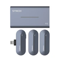 synco wireless microphone p1lp1tp2lp2t for smartphone karaoke audio video shooting camera professional lapel portable mic