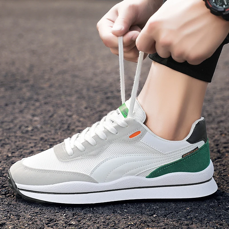 Unisex Higher Bottom Men Running Shoes Mesh Breathable Lightweight Sneakers for Men Male Jogging Footwear Men's Walking Shoes