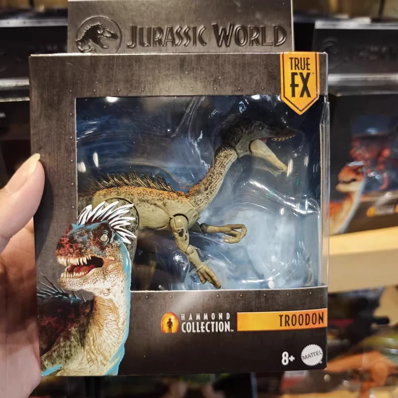 Фото Mattel Jurassic World Hammond Коллекция Модель динозавра Reborn Movie Velociraptor Stygimoloch Troodon Фигурка Детская игрушка в подарок №4