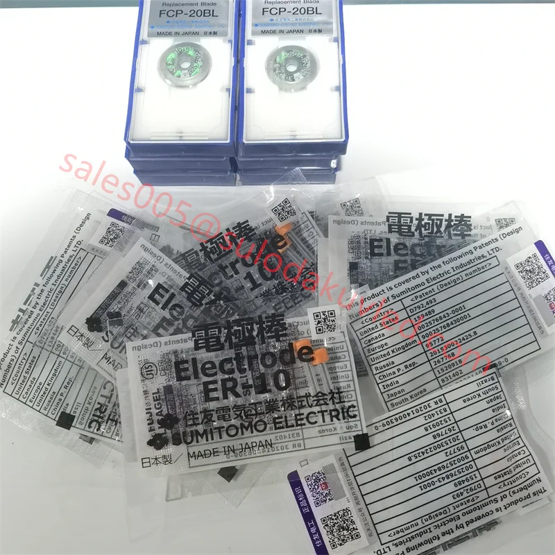 Newest Original ER-10 Electrodes for Sumitomo Type-39 TYPE-66 TYPE-81C T-600C 400S Fiber Optic Fusion Splicer Electrode rod