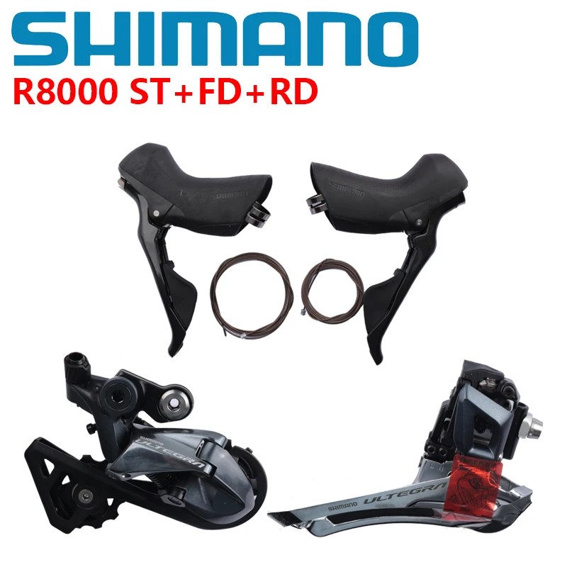 

SHIMANO Ultegra R8000 2x11 Speed Groupset Kit Shifter Derailleur Front+Rear SS / GS update 6800