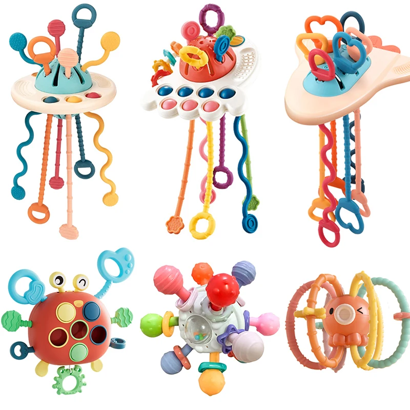 

Montessori Education Toys Baby 0 12 Months Sensory Baby Development Toys Pull String Educational Game Montessori Toys 1 2 3 Year