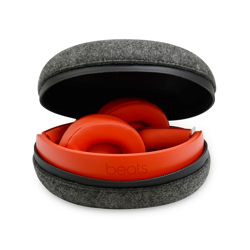 Для Beats Solo Pro коробка для гарнитуры чехол переноски фетровый портативный