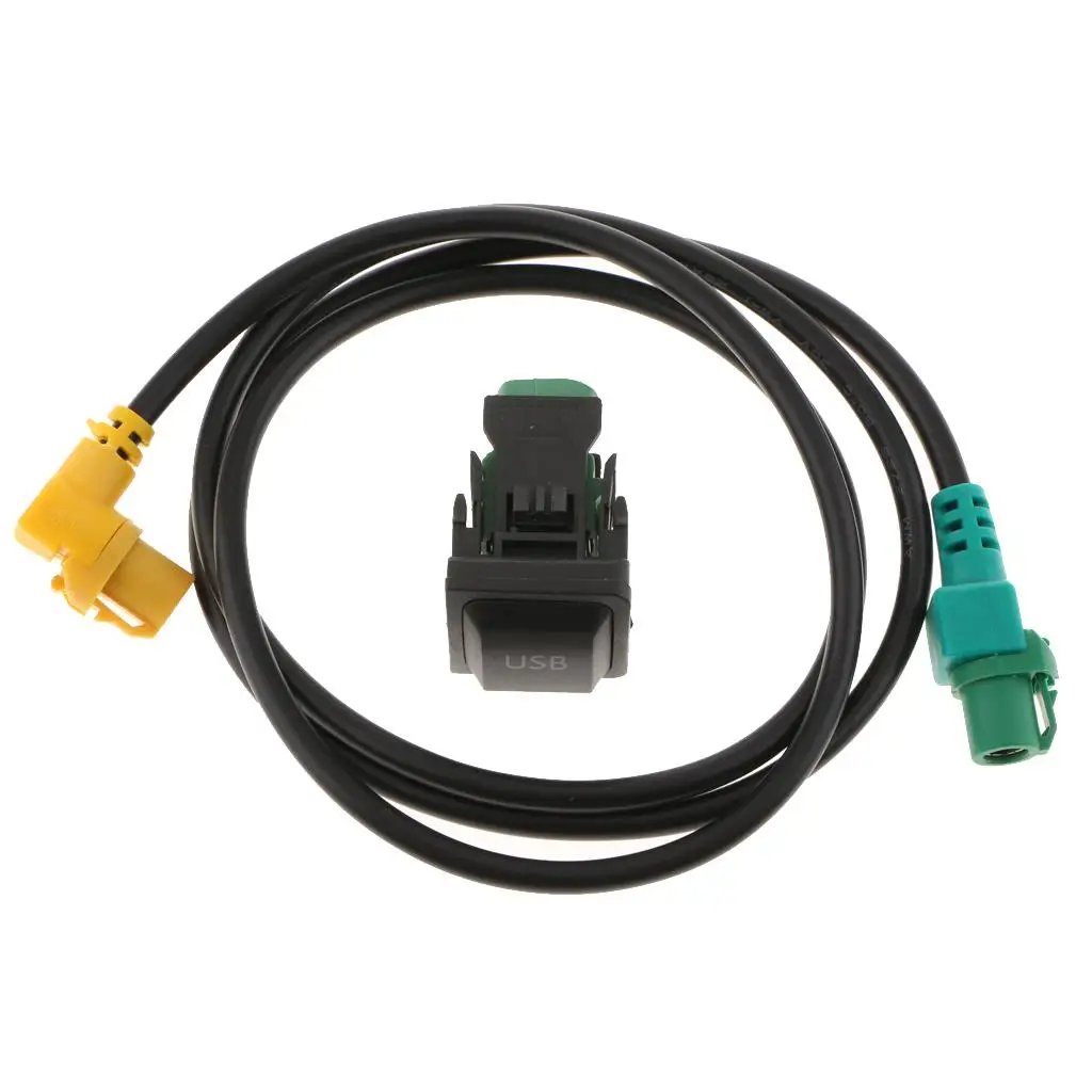 Разъем интерфейса переключателя USB + жгут проводов для VW Golf MK6 Jetta MK5 RCD 510 |