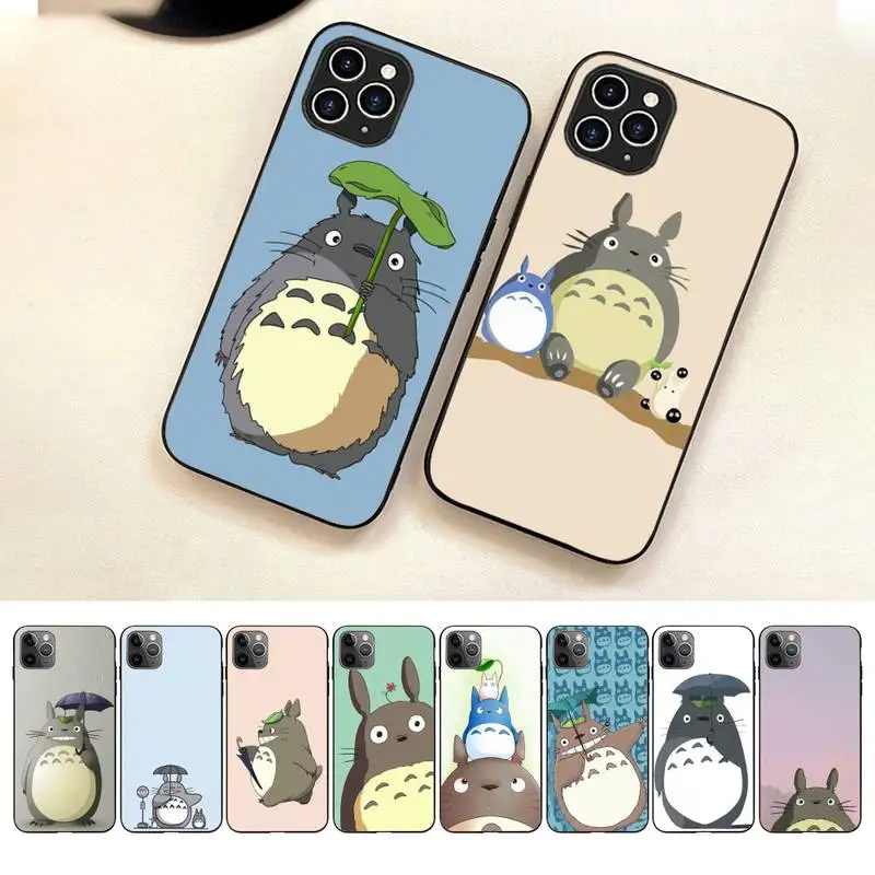 

Cartoon Totoro Phone Case For Iphone 7 8 Plus X Xr Xs 11 12 13 14 Se2020 Mini Pro Max Mobile Iphones Case