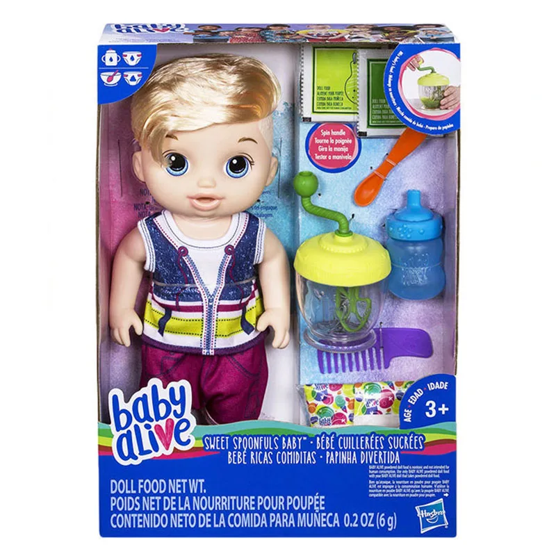 Hasbro Naughty Baby Alive Sweet Food Supplement Baby Feeding