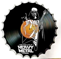 modern tin sign bottle cap heavy metal guitar record music vintage metal tin sign wall decor for barpubcafehome kitchen
