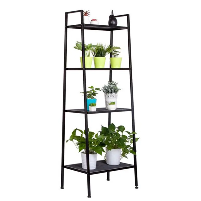 

60*35*147Cm De Thor Widened Four-Tier Bookshelf Can Hold Potted Book Decorations and Can Withstand 44-88 Pounds