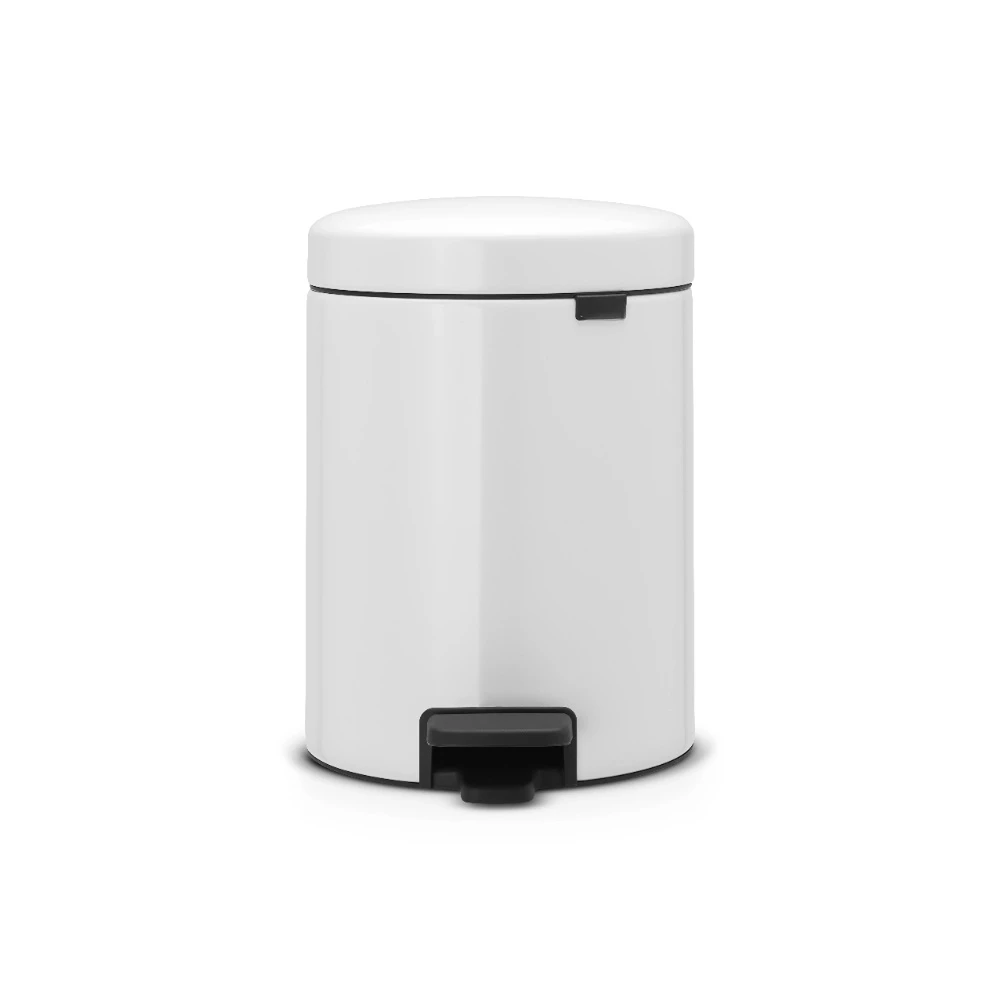 

Trash Can Newicon, 1.3 Gallon / 5L White Waste Bins Household Cleaning Tools