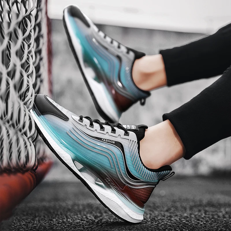 NEW 39-44# Anti-Slip Breathable Men's Casual Sneakers Adult Teenagers Outdoor Running Shoes Walking Shoes School Sports Shoes