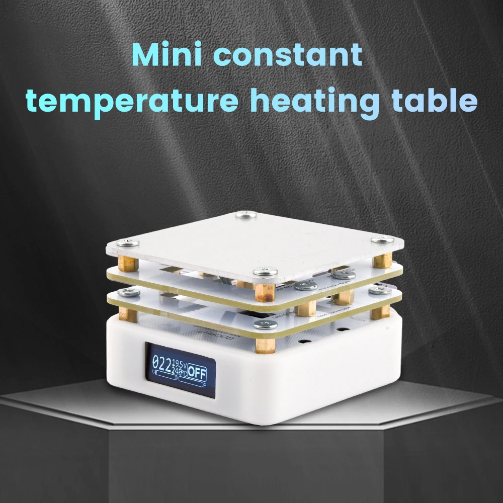 

MHP30 Mini Hot Plate PCB SMD Профессиональный нагревательный инструмент Портативный объемный OLED - дисплей