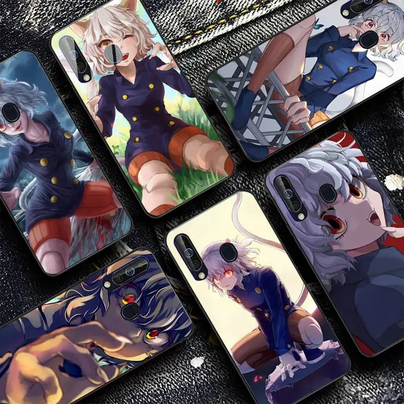 

Anime Hunter x Hunters Neferpitou cat Phone Case for Samsung A51 01 50 71 21S 70 31 40 30 10 20 S E 11 91 A7 A8 2018