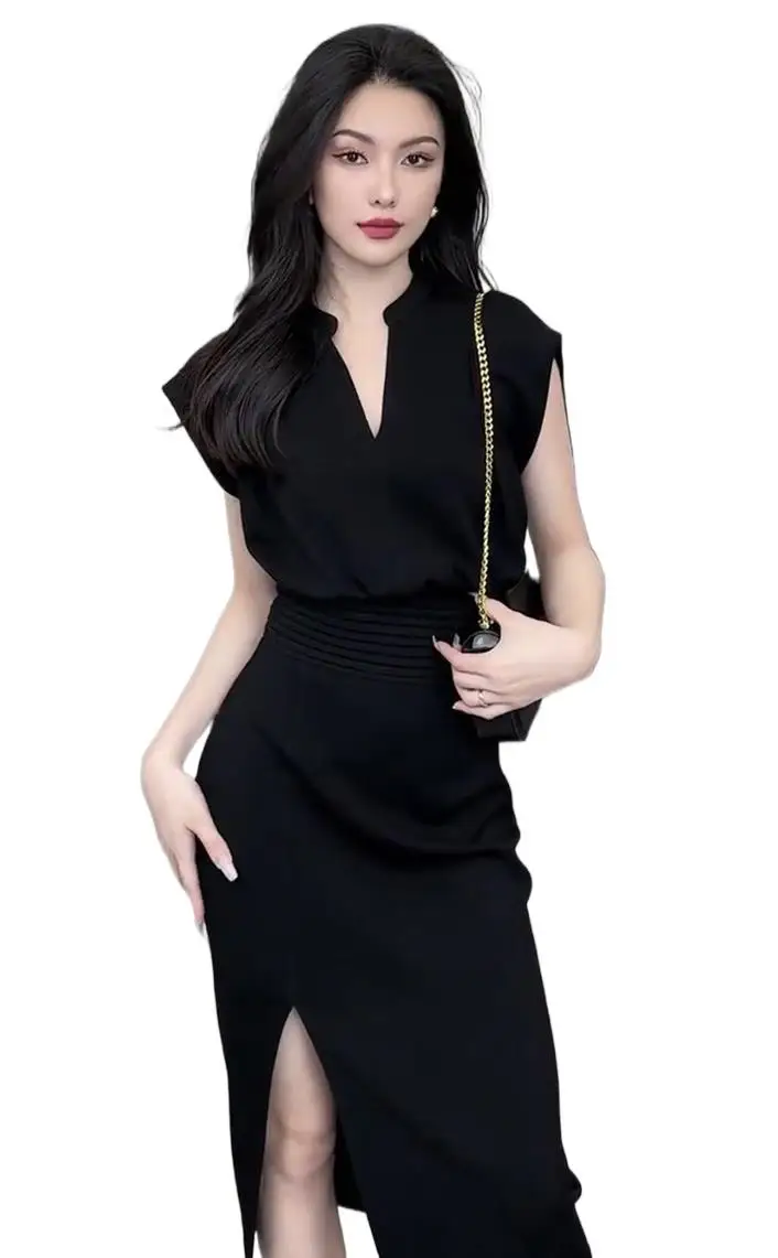 

2023 Women's Clothing The new summer accept waist dress 0816