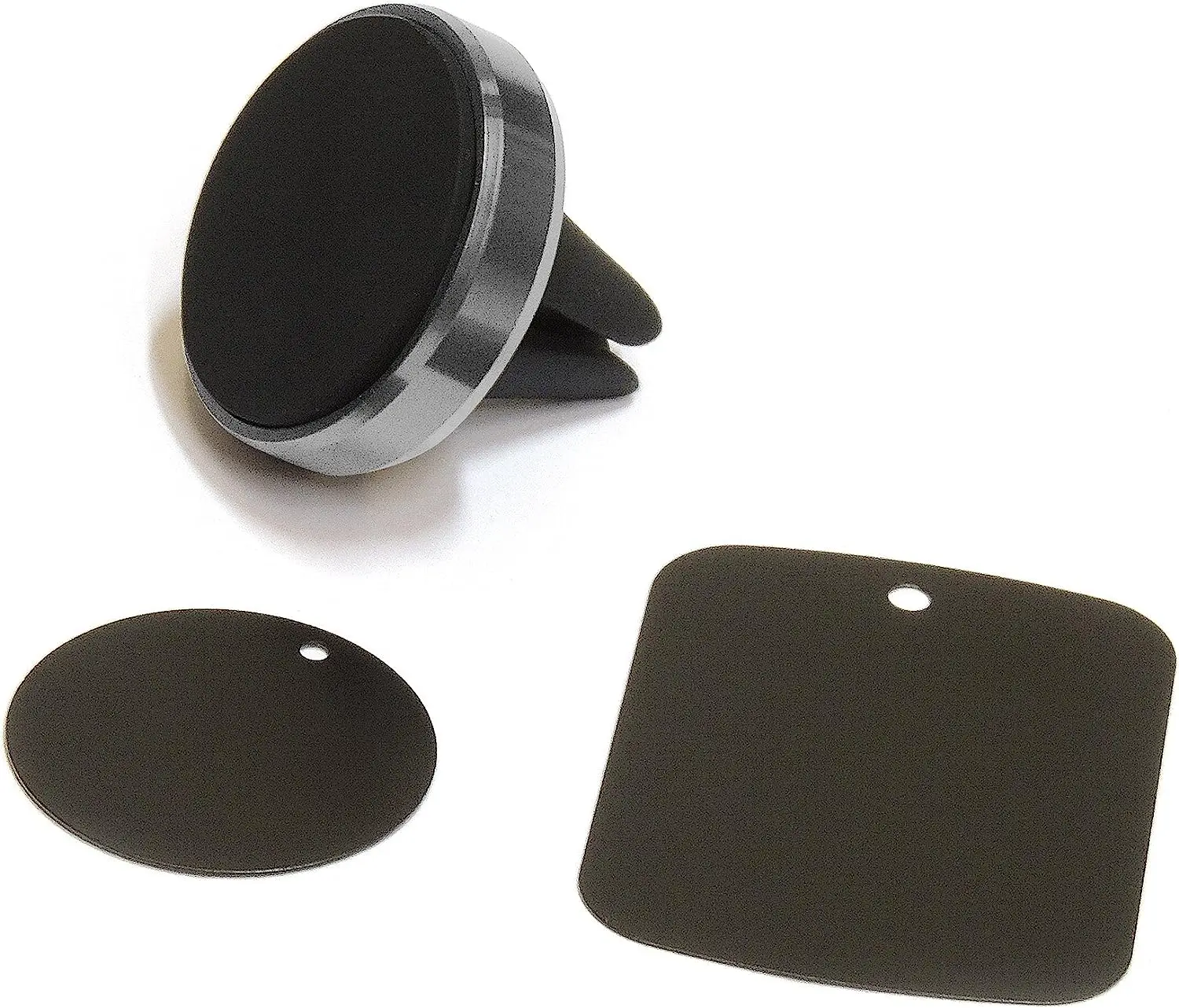 

2023 car phone holder Vehicle Holder 6 magnets compatible with smartphones up to 6.5 inches Black/Aluminum