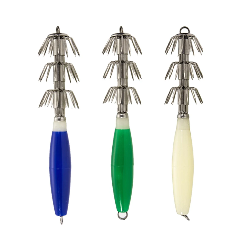 

3-layer Squid Jig Hooks Avoid Decoupling Umbrella Hook for Cuttlefish Octopus