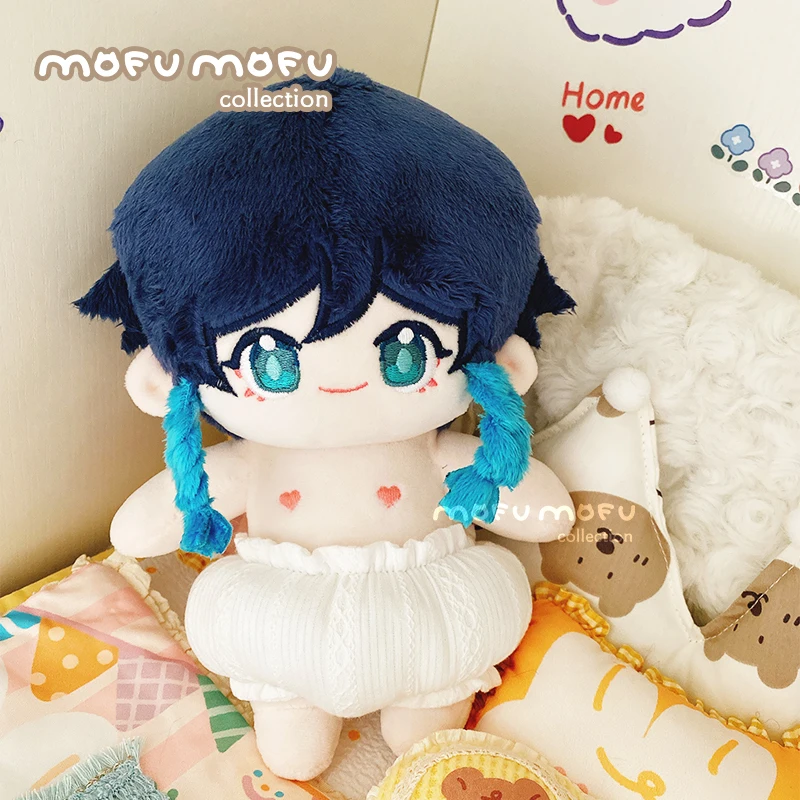 Плюшевая игрушка Venti Genshin Impact плюшевая MOFUMOFU распродажа кукла Plushies 20 см сделано