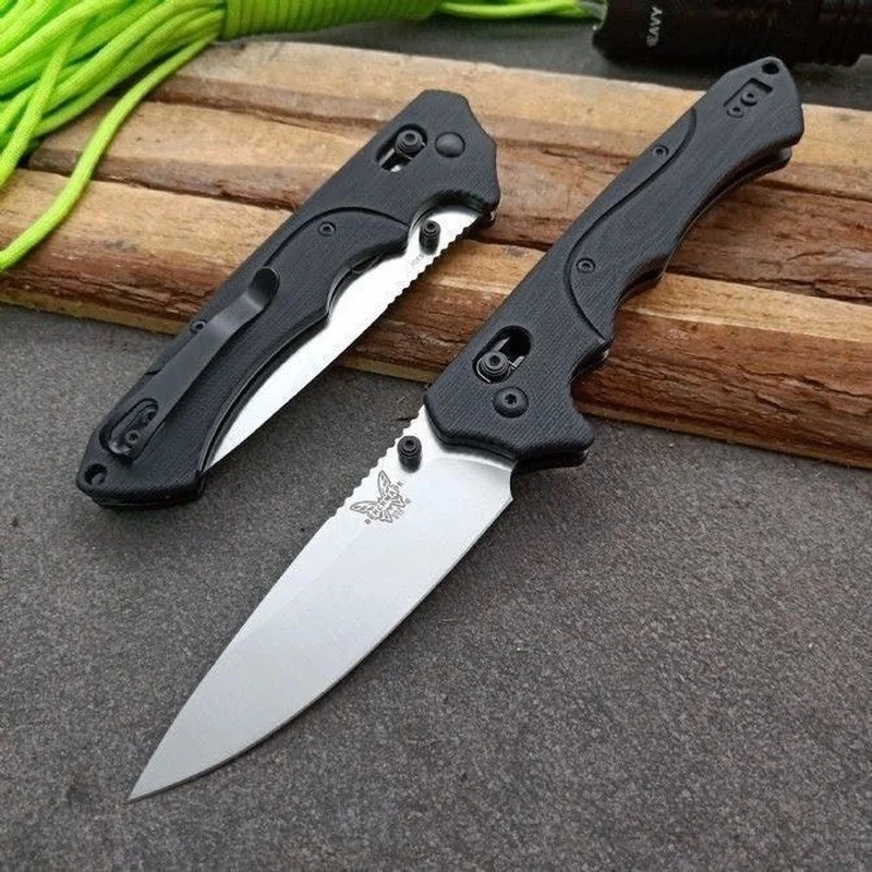 

G10 Handle Benchmade 615 Outdoor Tactical Folding Knife S30V Blade Survival Camping Pocket Kinves EDC Defense Tool