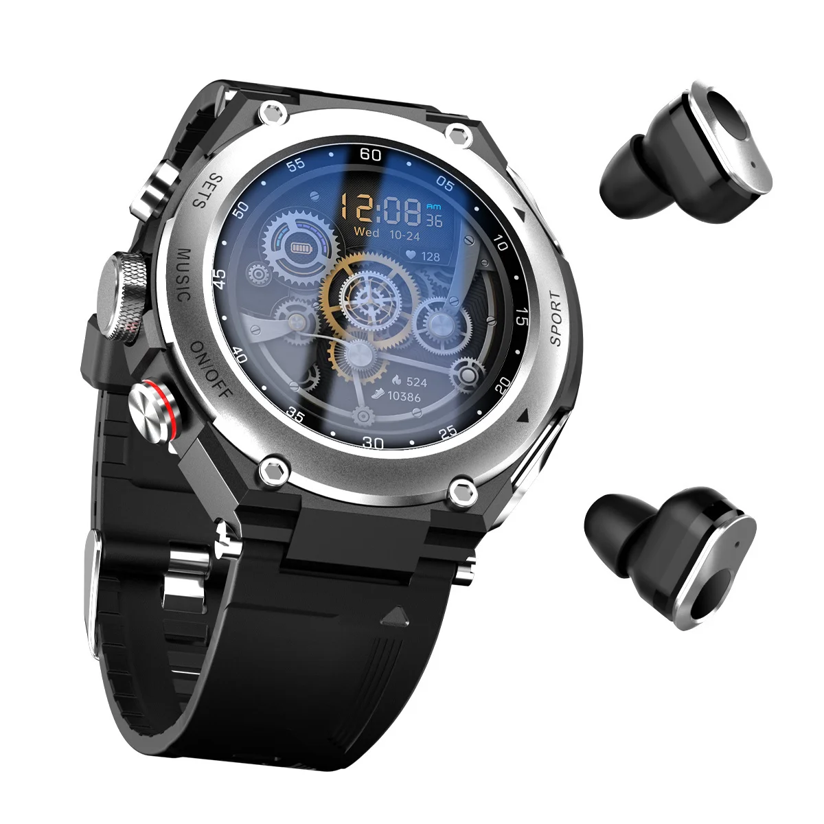 

T92 умные часы с наушниками Bluetooth-гарнитура умные часы с динамиком трекер музыка пульсометр спортивные часы любимые