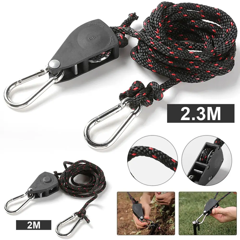 Регулируемая Веревка Для Палатки С Механизмом Храпа Портативный Регулирующий