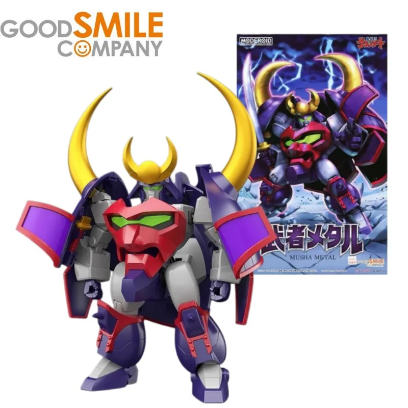 Фото В наличии Оригинальная сборная модель GSC MODEROID Madou King Granzort Musha Metal, 12 см, ПВХ, подвижная, аниме-меха, коллекционная игрушка №1