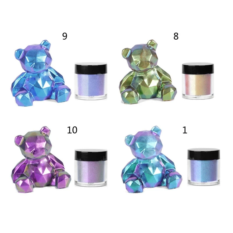 

95AB Mica Powder Pigment for Nail Glitter Cosmetic Resin with Pearlescent Pearl Luster for Diy Soap Making Diy Crafts